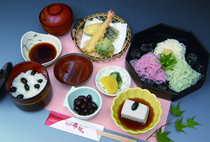 ⑭揖保の糸素麺定食